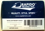 Ho Scale Rapido Trains Lightweight Coach Milwaukee Road #461 100125. Fixed Price $100.00.