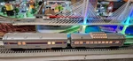 Vintage Lionel Gauge Amtrak Passenger Baggage And Dome Cars Lighted Postwar. Fixed Price $69.00.