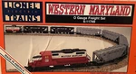 Lionel 6-11749 Western Maryland Gauge Freight Train Set, New C-9. Fixed Price $360.00.