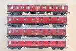 Triang Hornby R339 R423 Rake Of Br Maroon MK1 Composite Sleeping Car Coach 4OM. Fixed Price $85.15.