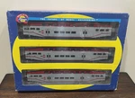 Athearn 2588 Ho Scale Caltrain Bombardier Passenger Set #114, 221, 224 Nib!!. Fixed Price $299.99.