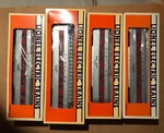 Lionel Sante Fe Set: Observation Car, Full Dome, Vista, Passenger Nib. Fixed Price $390.00.