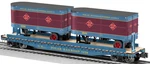 Lionel No. 6-27840 Polar Railroad Ps-a Flatcar W/trailers New Holiday Gifts. Fixed Price $149.99.
