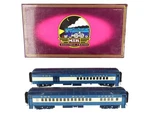 Mth 20-4121 Jersey Central 70' Combine/diner Car (set Of 2) Rail Ex. Fixed Price $191.24.