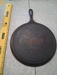Lodge Cast Iron 10-1/2" Flat Skillet 90G Made In Usa. Fixed Price $27.20.