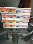 Lionel Blue Comet Passenger Car Lot 6-9536, 6-9537, 6-9539, 6-9540 O/O27 W/ Box. Fixed Price $289.98.