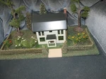 Reproduction Of Lionel 912 Plot Prewar Illuminated Suburban Home Nice Ex++. Fixed Price $109.00.