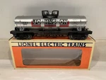 Lionel Johnson Single Dome Tank Car 6-19602! Gauge Train. Fixed Price $35.00.