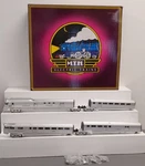 Mth 20-2250-1 Gauge Burlington Pioneer Zephyr Diesel Passenger Set W/PS2 Ln. Fixed Price $397.69.