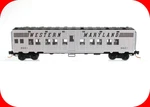 Scale **western Maryland** 50' Troop Sleeper Car #3021 --micro Trains 11600050. Fixed Price $26.95.