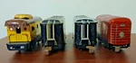 Vintage Marx Tin Litho Train Cars- Caboose, Union Pacific, Ny Central, B. & L.e.. Fixed Price $38.00.