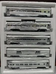 Weaver New York Central Scale Aluminum 5 Car Passenger Set 3 Rail Used. Fixed Price $449.49.