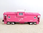 Mth Railking 30-77408 Cancer Awareness Extended Vision Caboose. Fixed Price $149.00.