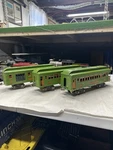 Lionel Standard Gauge Green Passenger Cars 309 310 312 Original Nice. Fixed Price $212.49.