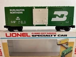 Lionel 6-9628 Gauge Burlington Northern Green Hi Cube Boxcar W/ Box!. Fixed Price $24.95.