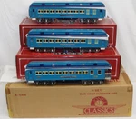 Lionel 6-13408 Standard Gauge Blue Comet Passenger Set Cars Boxed Classics C-8. Fixed Price $1595.00.