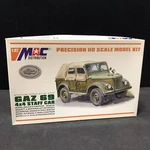 Mac Distribution #87029 Gaz 69 4X4 Staff Car 1:87 Scale Model Kit Nib. Fixed Price $25.00.