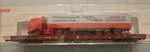 Fleischmann Ho 5277 8 Axle Flat Car With Truck. Fixed Price $50.00.
