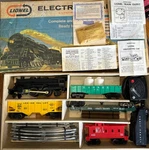 Vintage Postwar Lionel Gauge No. 11520 Unit Steam Freight Set From 1965. Fixed Price $188.00.