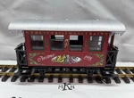 Lgb 1998 Lehmann The Big Train 36078 Christmas Passenger Car Scale. Fixed Price $89.00.