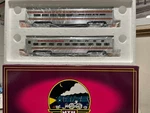 Mth 20-6122 Santa Fe El Capitan Aluminum Sleeper/diner Car Set Nib. Fixed Price $179.99.