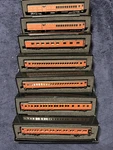 Spectrum Prr Post-war Passenger Cars "lot Of Seven" (includes Edgar Allan Poe). Fixed Price $210.00.