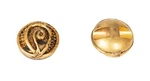 Set Of 9 Round Buttons With Sewing Stem MM.18 X 12 Item BOT000222. Fixed Price $11.73.