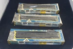 Vintage Ahm Rivarossi Ho Santa Fe Passenger Cars 6261 6262 6263 W/ Boxes. Fixed Price $39.99.