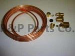 Oil Pressure Gauge Line Kit Copper Tubing 1/8" X 6' Car Truck Tractor Equipment. Fixed Price $38.70.