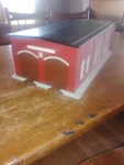 Rail King By M.t.h. Electric Trains Car Repair Shop Building Scale. Fixed Price $100.00.