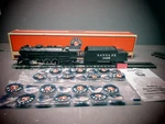 Lionel 6-18697 Santa Fe Hudson Jr 4-6-4 O.b. C-8. With Instruction. Tested.. Fixed Price $175.00.