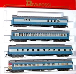 Ho Rivarossi 6897 B Set 1920'S Missouri Pacific Metal Wheels Knuckle Couplers. Fixed Price $159.99.