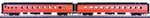 Mth, 20-6623, Southern Pacific, 70' Scale Streamlined Sleeper/diner Set, Smooth. Fixed Price $250.00.