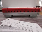 Gauge K-line Golden State(pennsylvania) Streamliner Passenger Car LOT#3065. Fixed Price $21.95.