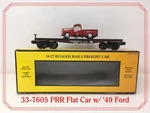 Mth Rugged Rails 33-7605 Pennsylvania Flat Car W/ 1949 Ford Pick Up Truck. Fixed Price $34.99.