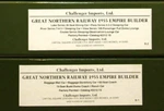 Challenger Imports #2312.1S, Great Northern, 1955 Empire Builder, B-1 And B-2. Fixed Price $3899.00.