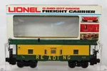 Boxed Lionel Trains 6-6439 Reading Bay Window Caboose Lighted C-7 Green Yellow. Fixed Price $39.95.