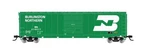 Rivarossi Ho 50' Single-door Boxcar Roofwalk Burlington Northern Bn # HR6637C. Fixed Price $40.98.