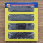 Athearn 11861 50' Overland New York Central 4-CAR Pass Set (knuckle Couplers). Fixed Price $209.99.