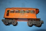 Lionel Pre-war Gauge #604 Observation Passenger Car. Fixed Price $11.66.