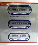 Williams O-27 Ga Union Pacific Rr "silver Streak" Streamlined 3-PASS.CARS #43250. Fixed Price $189.99.