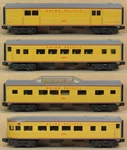 Mth Railking 30-6030/31/32/33 Union Pacific 4-CAR Passenger Set O-gauge Lnib *. Fixed Price $169.99.