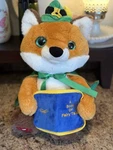 Cuddle Barn Sir Frederick The Storyteller Animated Fox Plush Reads 5 Fairy Tales. Fixed Price $18.00.