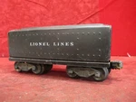 Lionel 1654W Black Metal Steam Locomotive Tender No Whistle. Fixed Price $7.50.