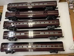 Rare Weaver Gold Ed. 5 Car Aluminum Passenger Set, Tuscan Red Pennsylvania Rrr. Fixed Price $390.00.