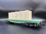 Ahm Great Northern Railroad Flat Car With Crates No. 7301C Scale (m). Fixed Price $25.39.