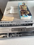 California Zephyr Pony Car Vistadome Kit #5885 With Silver Nos Athearn Ho. Fixed Price $24.95.