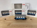 Different Marklin Ho Scale 2ND & 3RD Class 4107 Passenger Cars - Nib. Fixed Price $137.43.