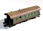 Roco Ho 4201A Passenger Car 1ST Cl Fitted Thunder Box, Patinated + 7 Figurines. Fixed Price $58.00.
