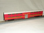 Kato Ho 35-6034A Rock Island Bi-level Passenger Car 4-WINDOW Coach #157 W/lights. Fixed Price $100.00.